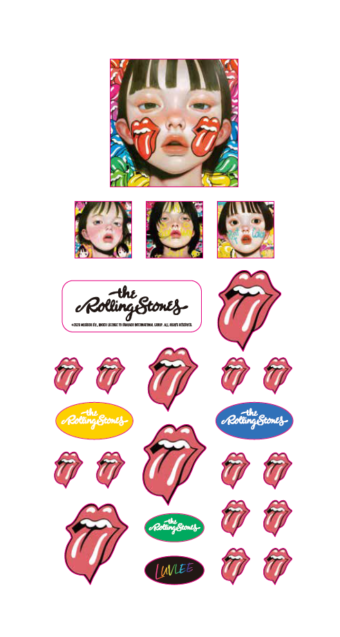 COTOH×RollingStones_ぷくぷくシール①