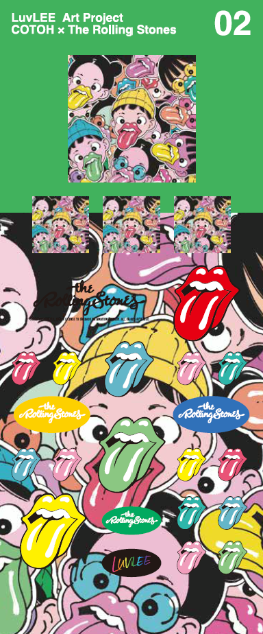 COTOH×RollingStones_ぷくぷくシール②