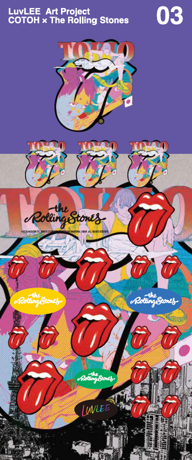 COTOH×RollingStones_ぷくぷくシール③