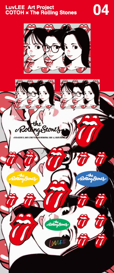 COTOH×RollingStones_ぷくぷくシール➃