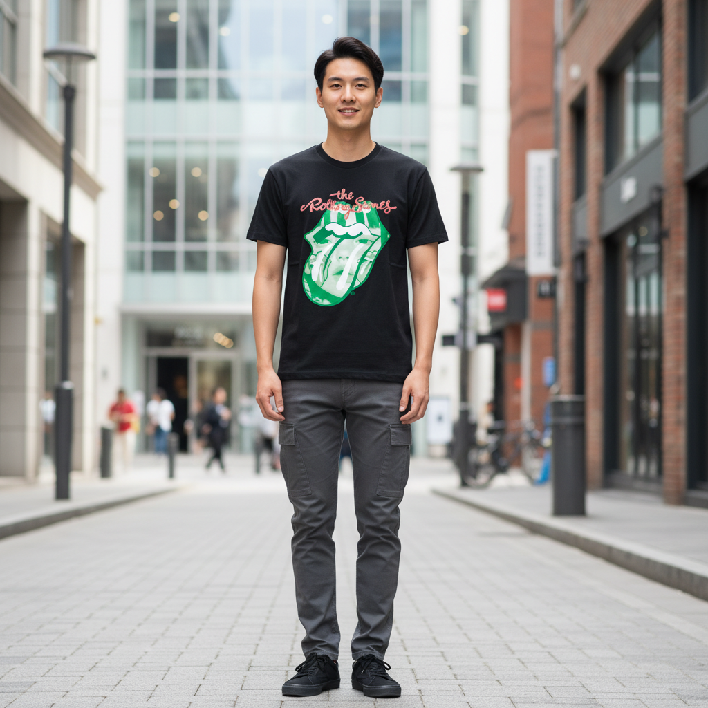 COTOH×RollingStonesTシャツ_02_black/white