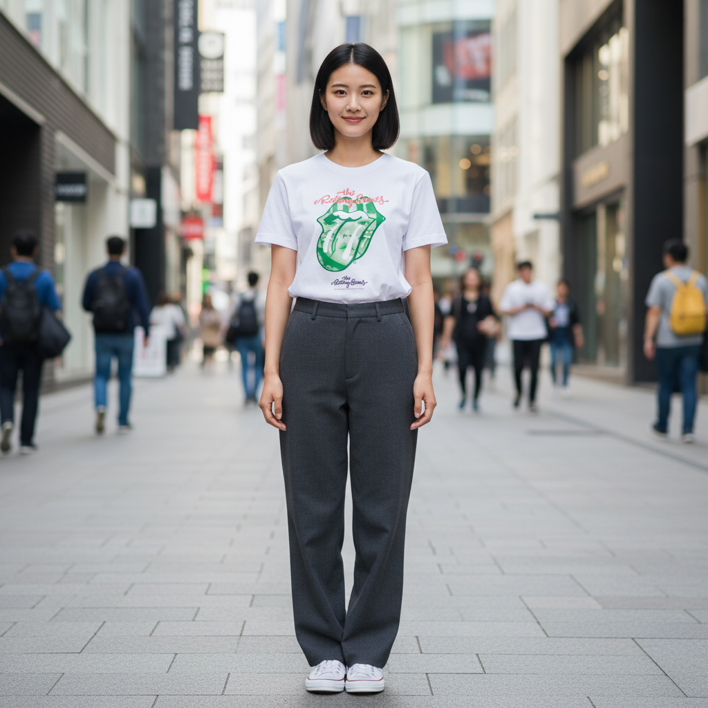 COTOH×RollingStonesTシャツ_02_black/white