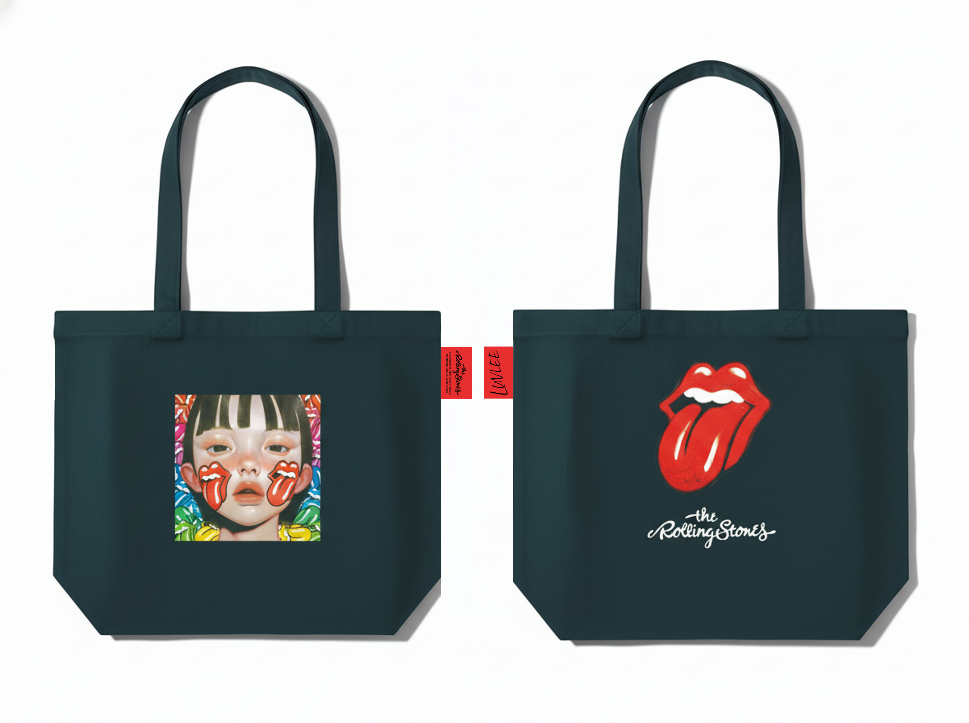 COTOH×rollingstonesキャンバストート　チャーム付き①