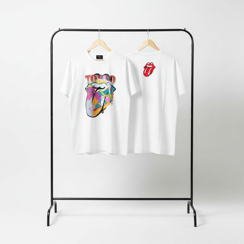 COTOH×RollingStonesTシャツ_03_black/white