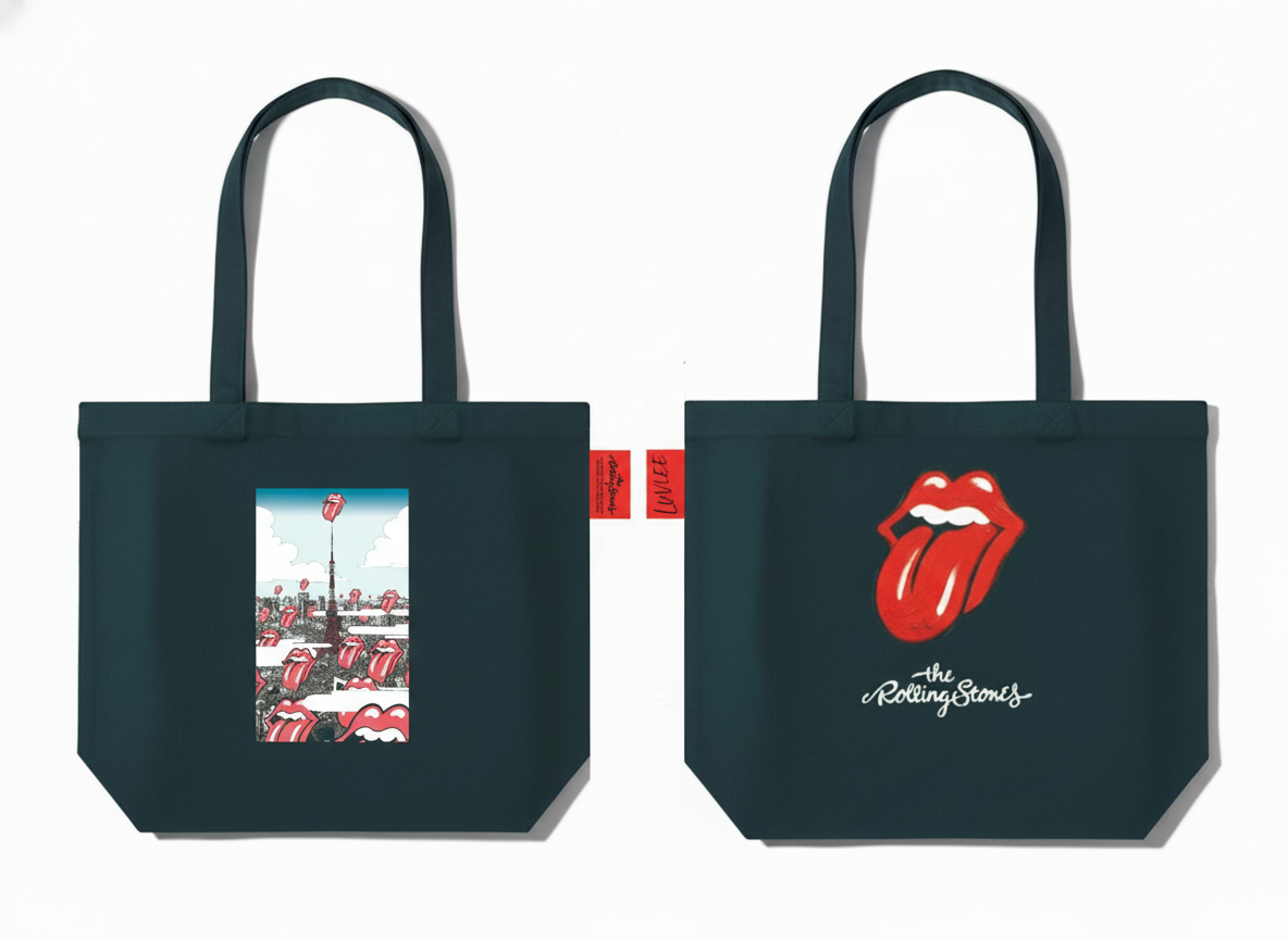 COTOH×rollingstonesキャンバストート　チャーム付き③