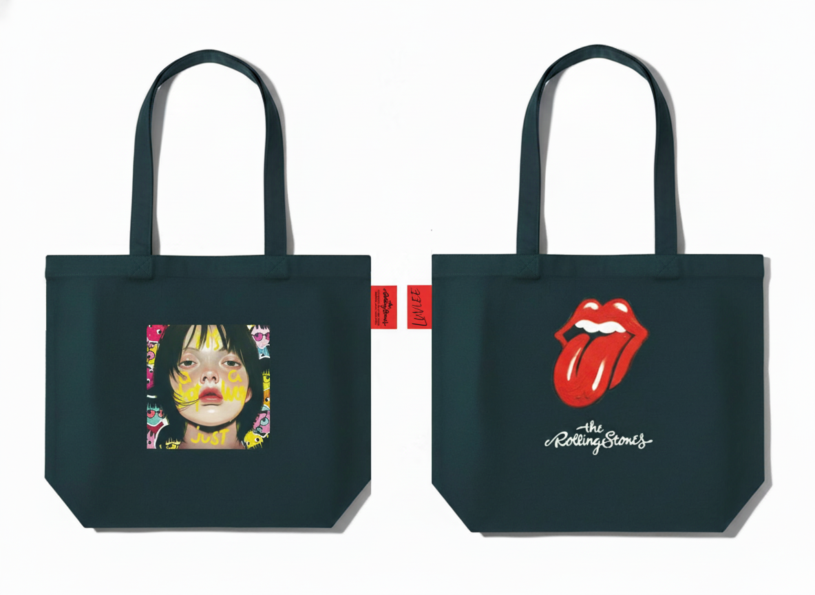 COTOH×rollingstonesキャンバストート　チャーム付き②