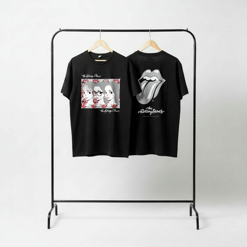 COTOH×RollingStonesTシャツ_05_white/pink