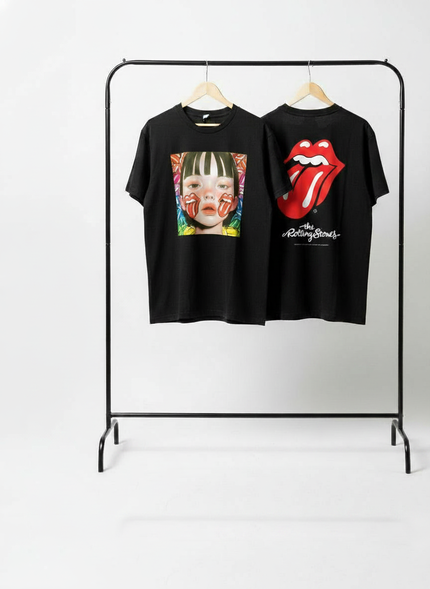 COTOH×RollingStonesTシャツ_01_black/white